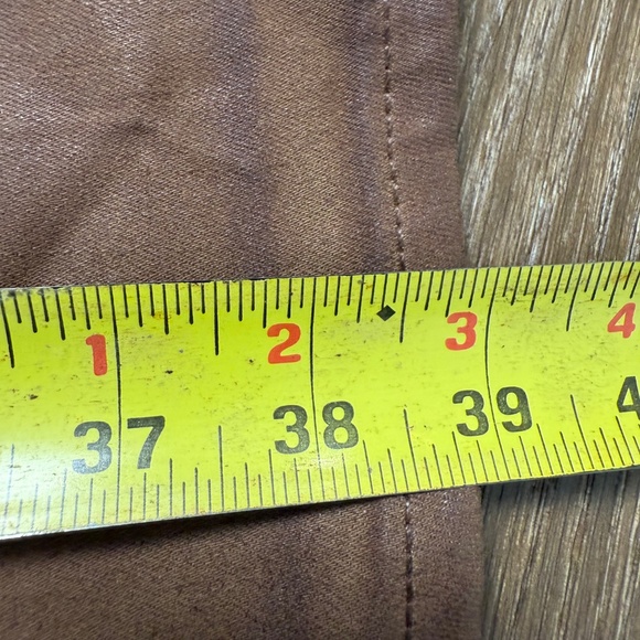 Paige Claudine in Cognac Luxe Coating, Size 31, Fall, Winter, Holiday Flare Jean - Picture 12 of 16